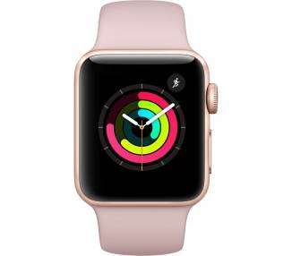 Apple Watch (Série 3) 38 - Aluminium Rose Sable - Bracelet Sport  - 1