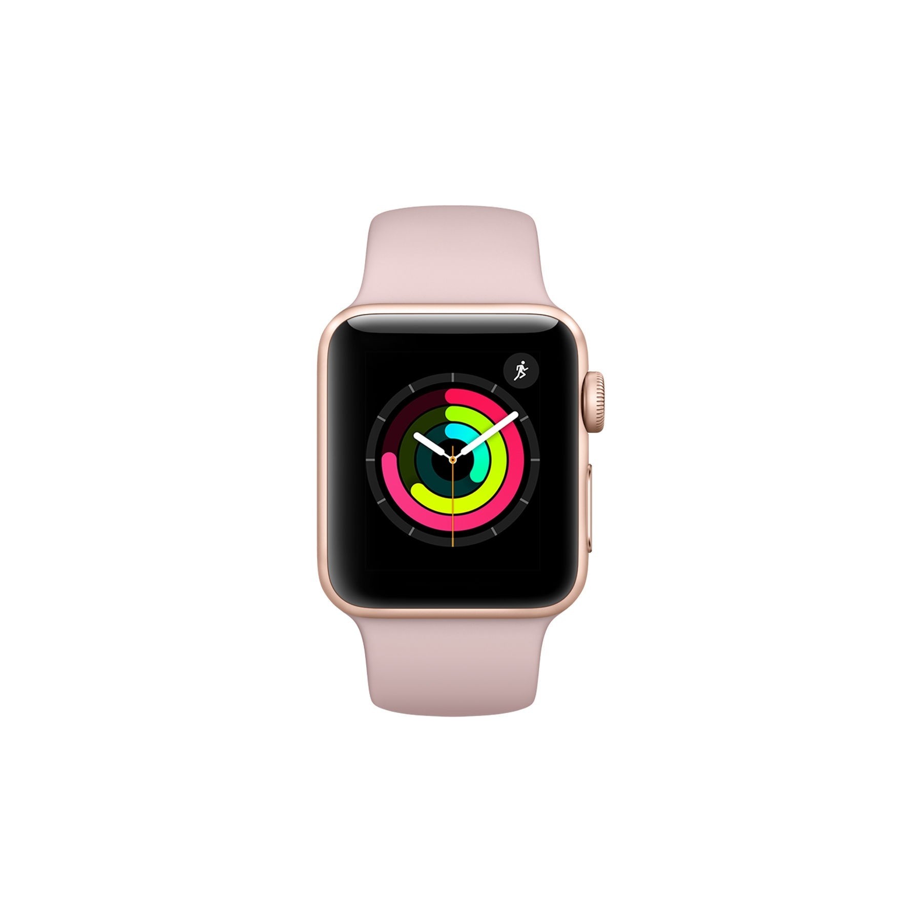 Apple Watch (Series 3) 38 - Aluminium Rose Sable - Bracelet Sport