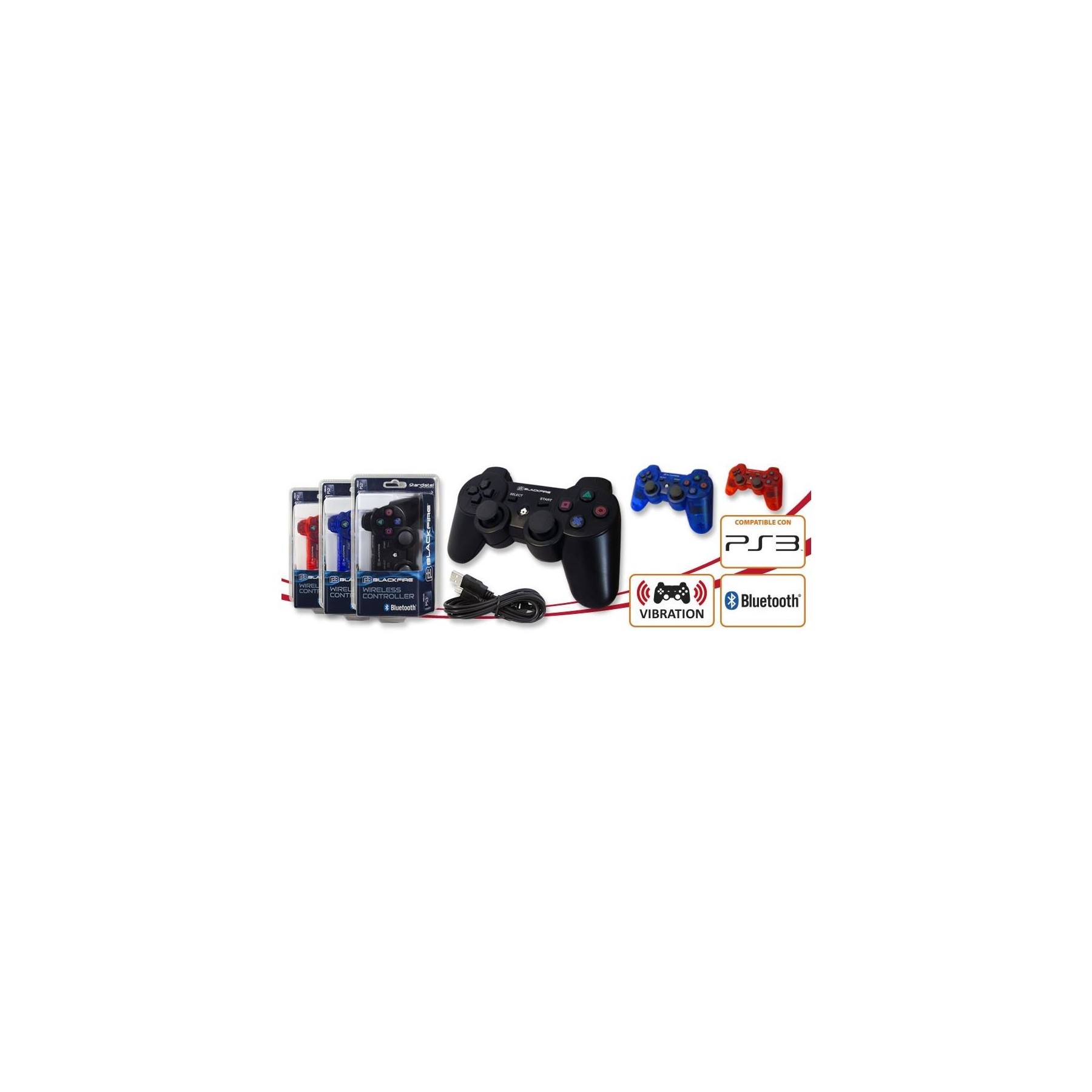 Mando Bluetooth Blackfire Ps3
