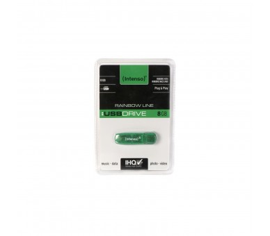 Pendrive Intenso Rainbow Verde 8GB USB2.0