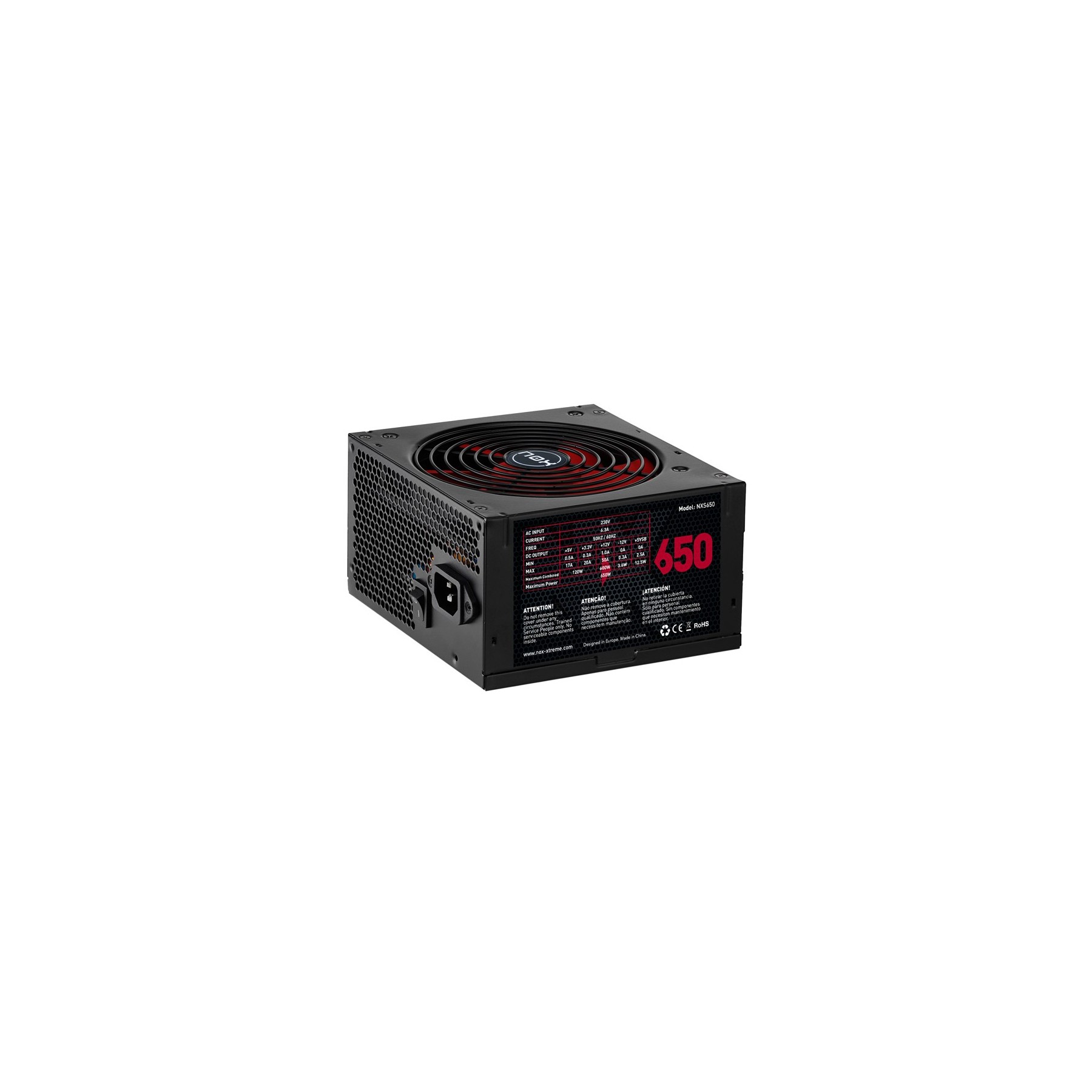 Fuente De Alimentacion Atx 650W Nox Nx 650