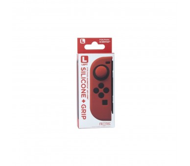Funda Protectora De Silicona Para Joy-Con Izquierdo + Grip P