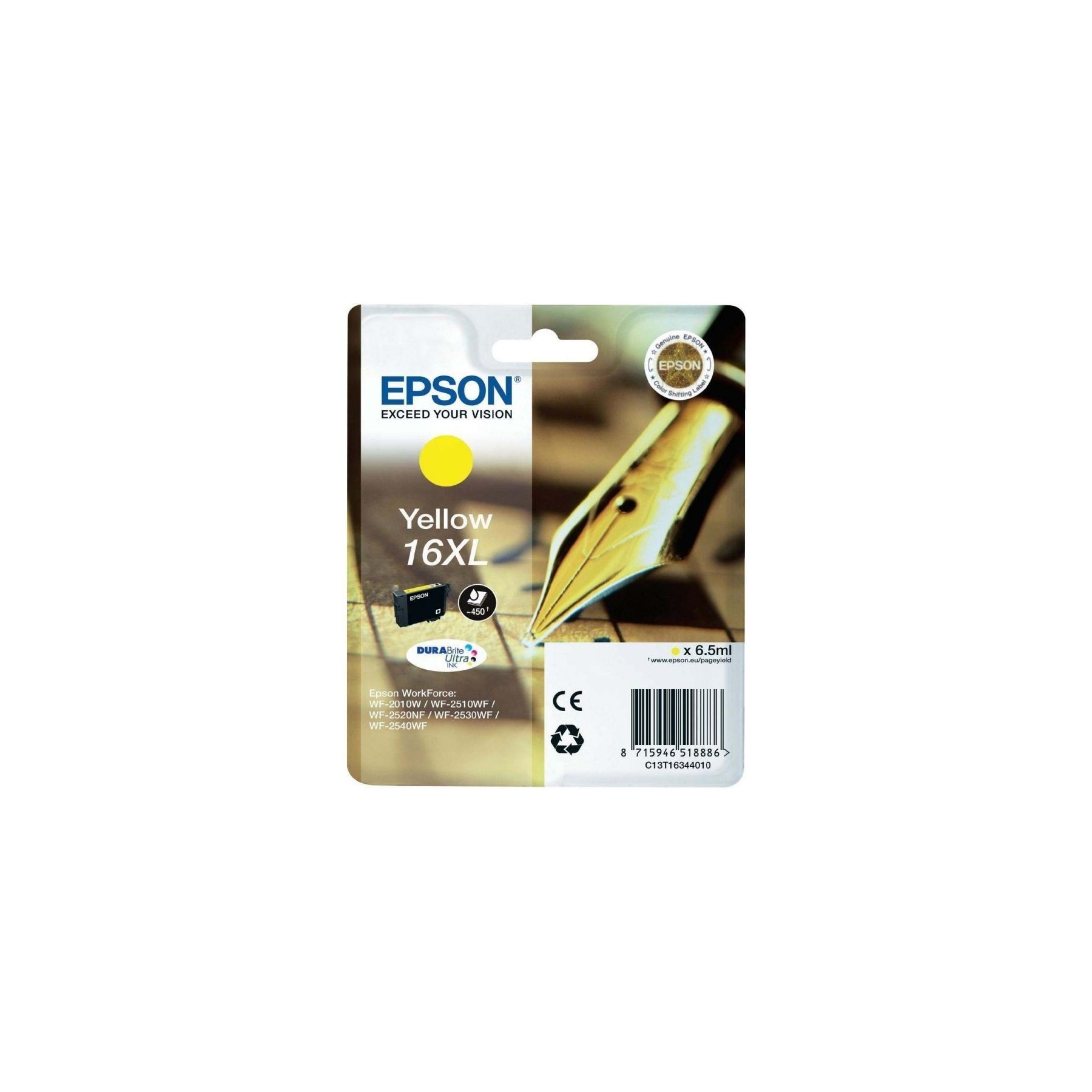 Tinta Original Epson 16Xl Amarillo