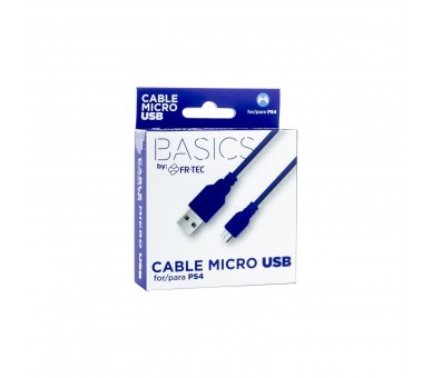 Cable Usb 2.0 Fr-Tec Ft0018 Para Ps4/ Usb Macho - Microusb M