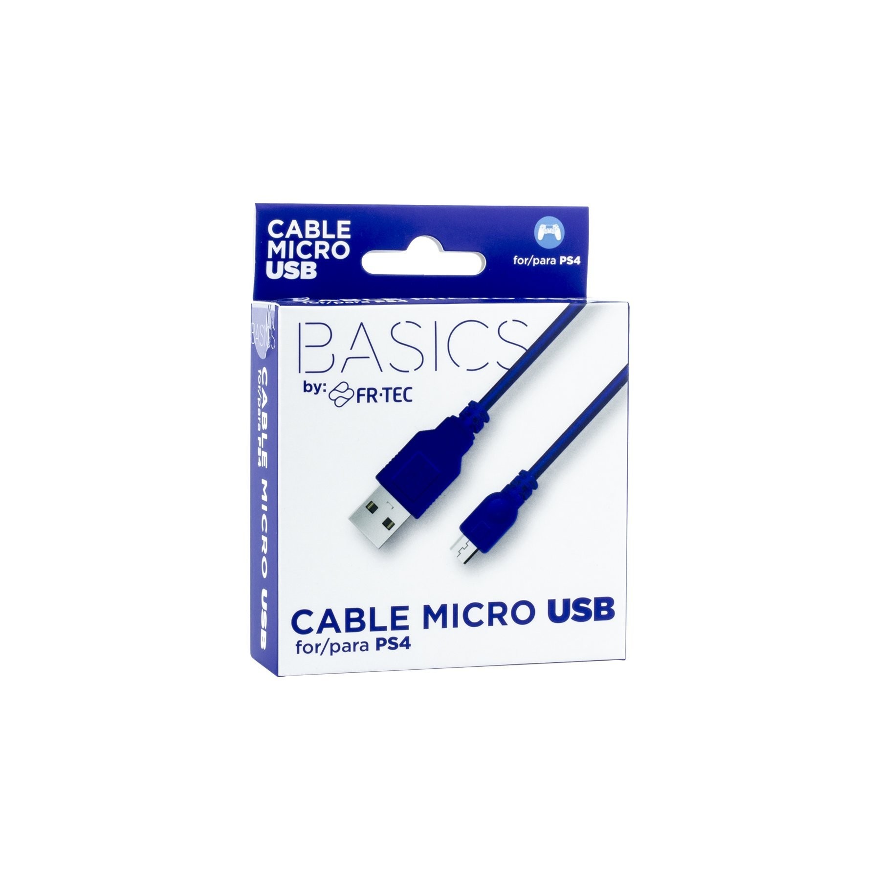 Cable Usb 2.0 Fr-Tec Ft0018 Para Ps4/ Usb Macho - Microusb M