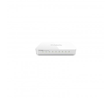 D-Link Switch 8P 10/100/1000 Soho ·Go-Sw-8G Negro