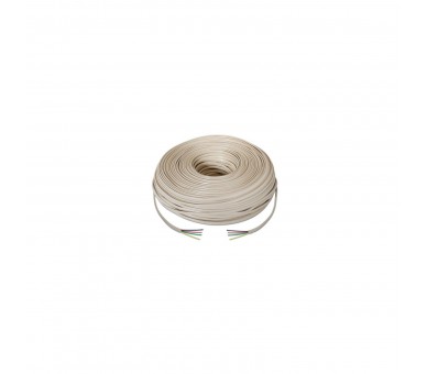 Cable De Telefono Nanocable  4C, Beige, 100M