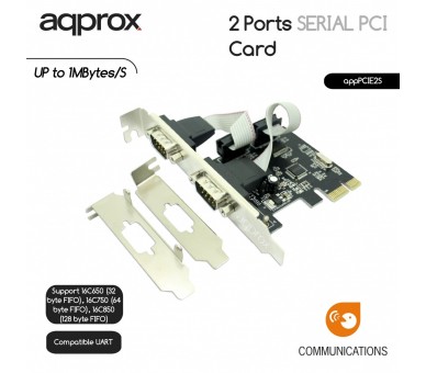 Controladora Mini-Pcie 2Xserie Approx