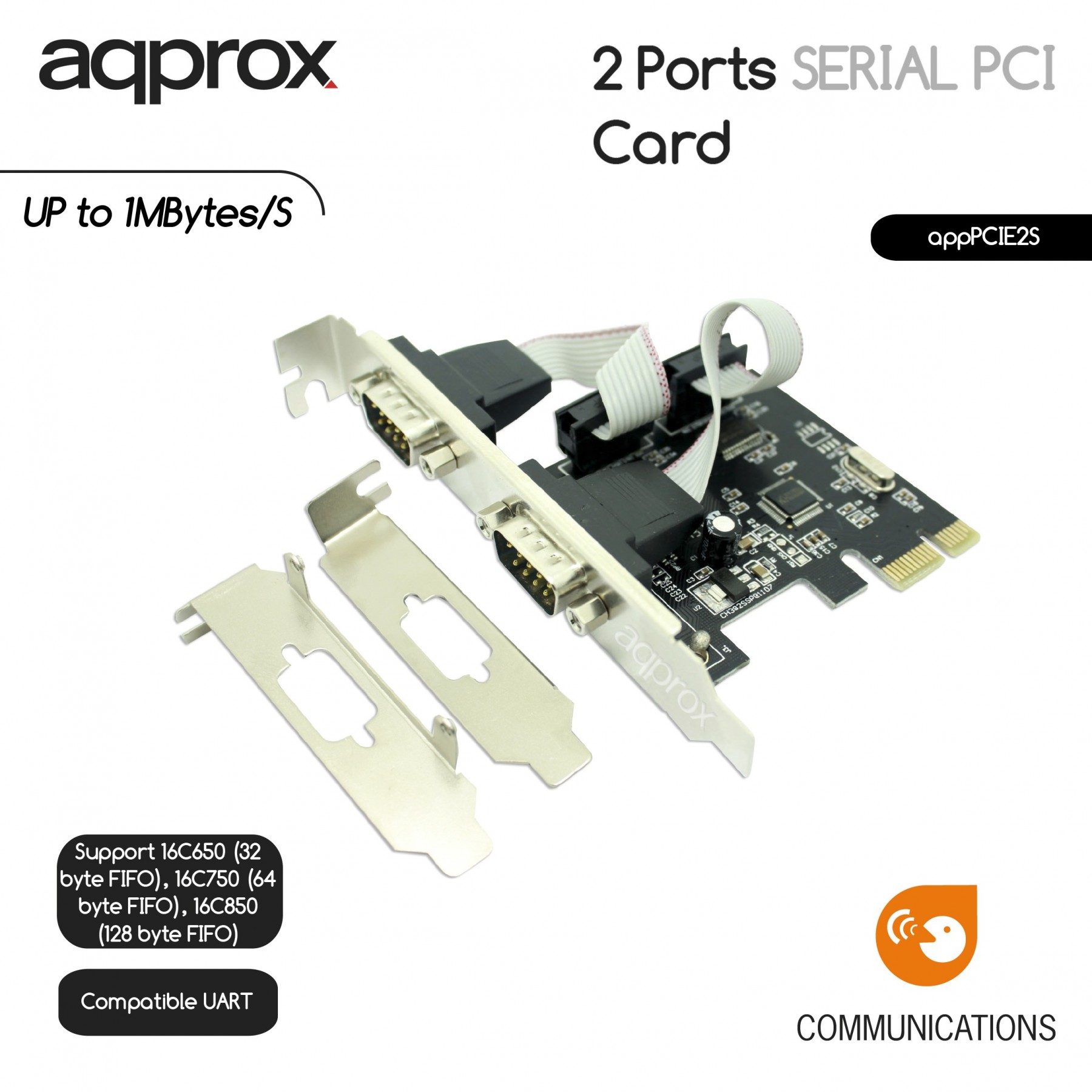 Controladora Mini-Pcie 2Xserie Approx
