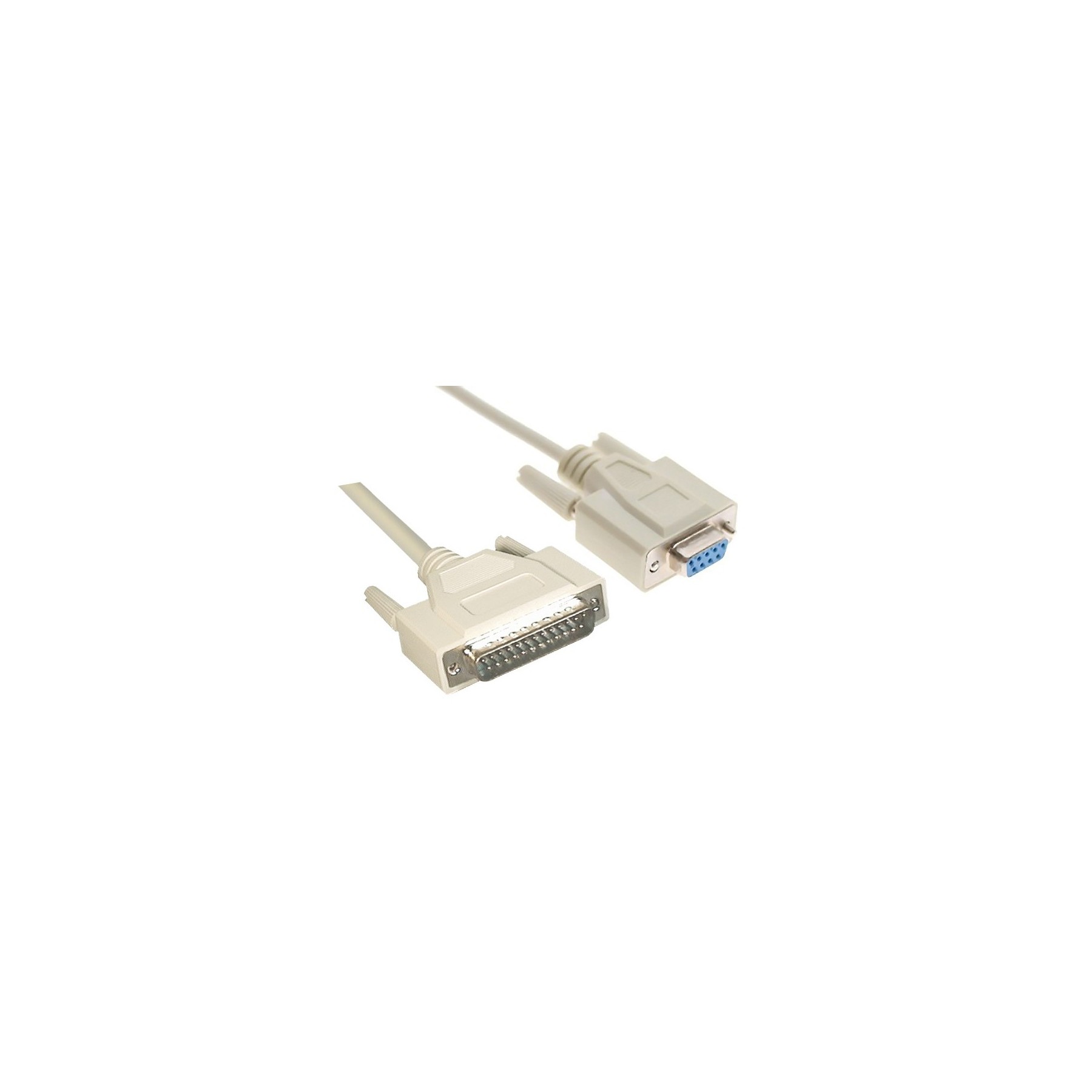 Nanocable Cable Serie Null Modem, Db9/H-Db25/M, 1.8 M