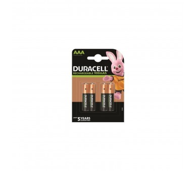 Blister 4 Pilas Duracell 4 Aaa Recargables Hr03 A N