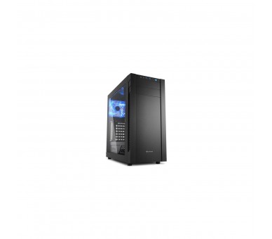 Sharkoon S25-W Midi-Tower Negro Carcasa De Ordenador