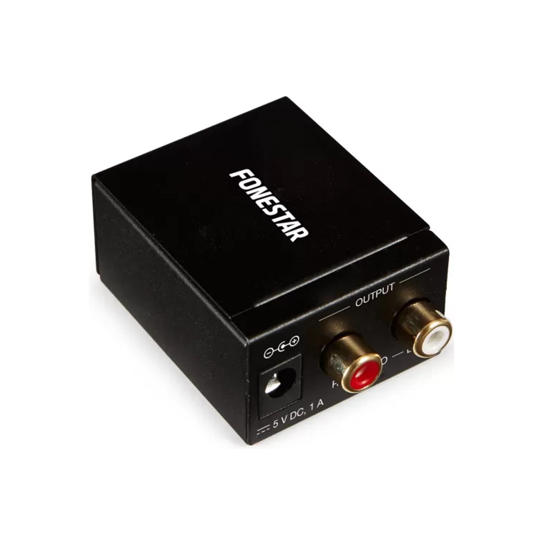 Convertidor De Audio Fonestar Fo-37Da/ Entrada Toslink Y Rca
