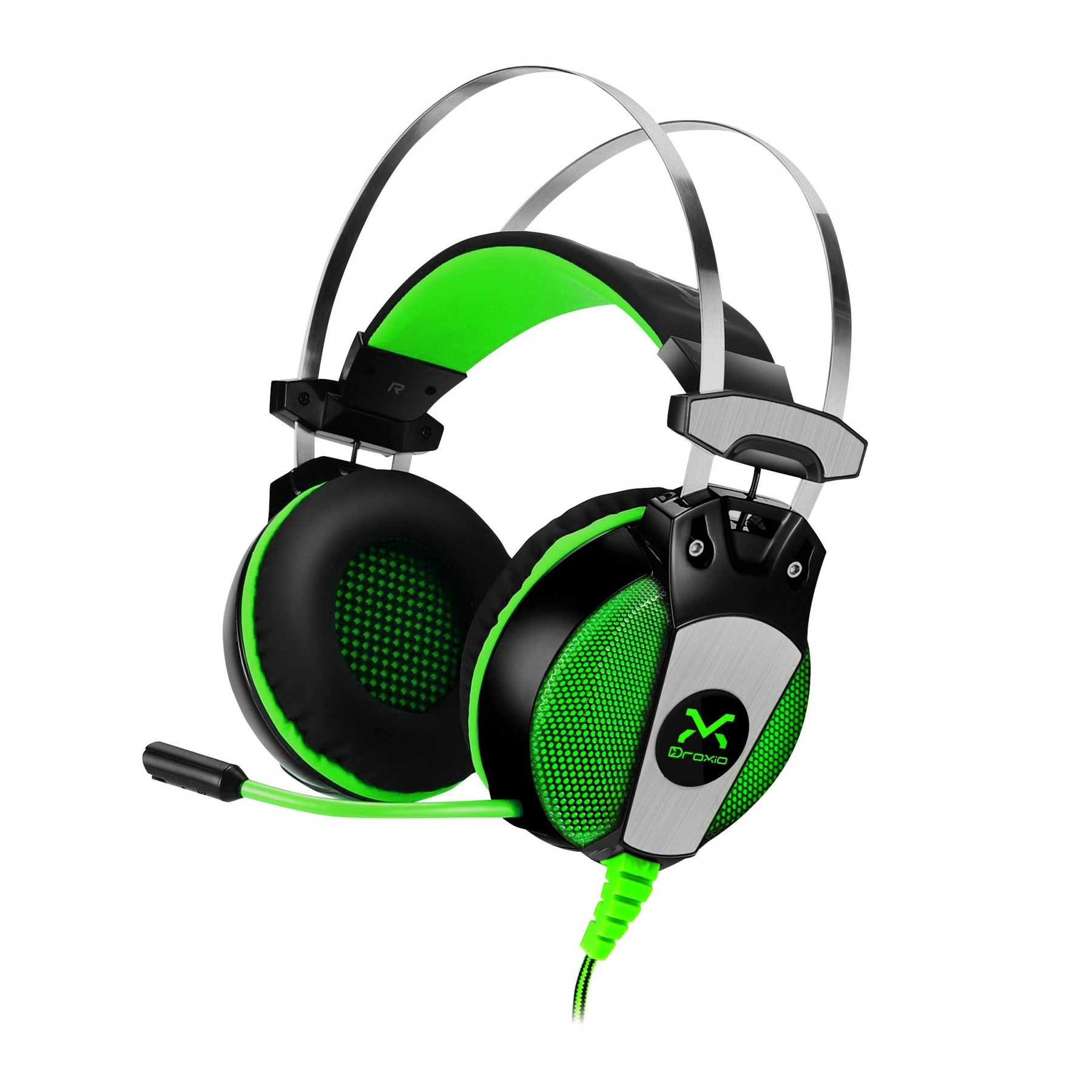 Auriculares Gaming Con Micrófono Droxio Hadlok/ Verde