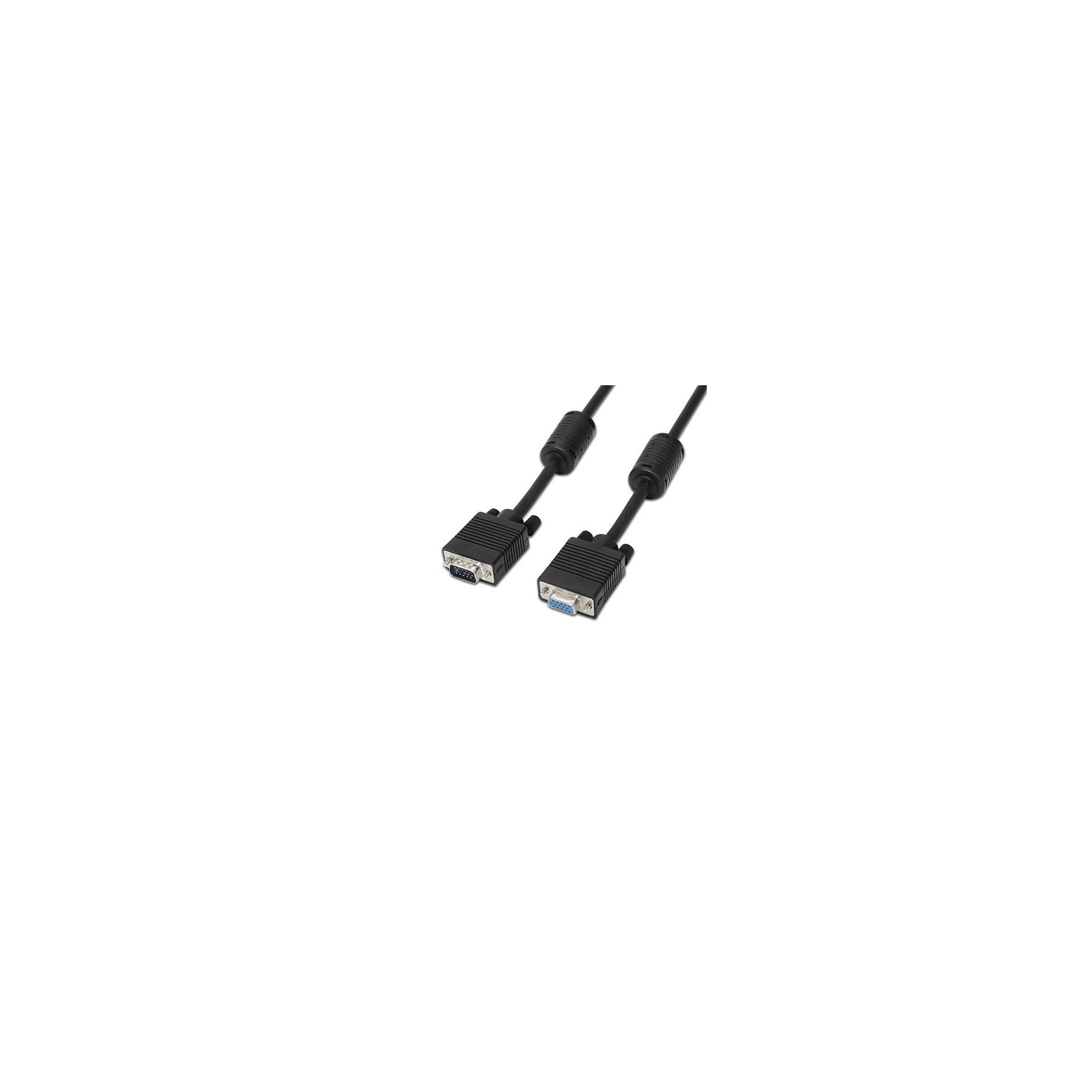 Cable Con Ferrita Svga Hdb15 Aisens 1.8M Negro