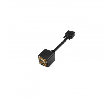 Adaptador Video 2Xsvga Hdb15 Aisens 20Cm Gold
