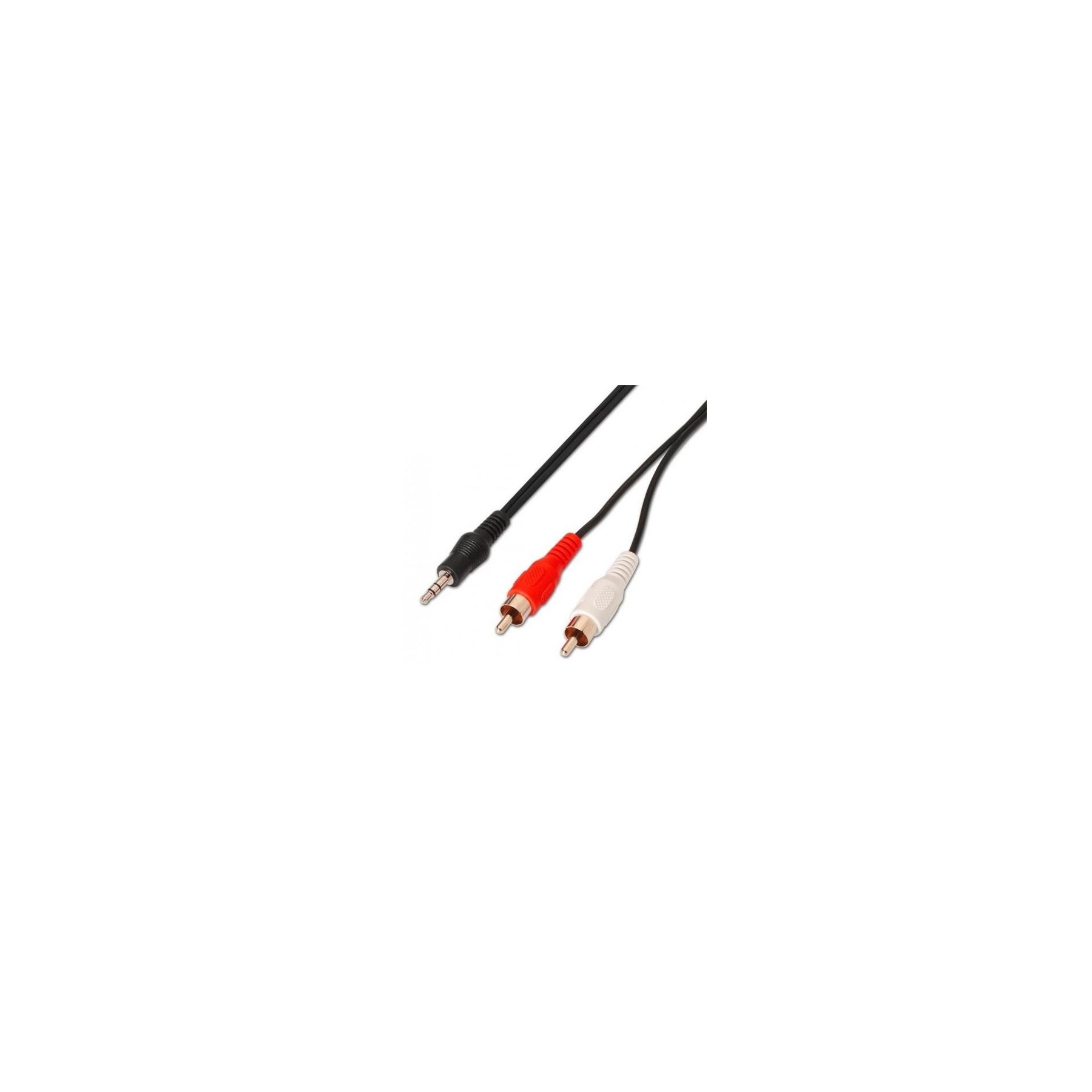 Cable Audio 1Xjack 3.5M A 2Xrca M Aisens Negro