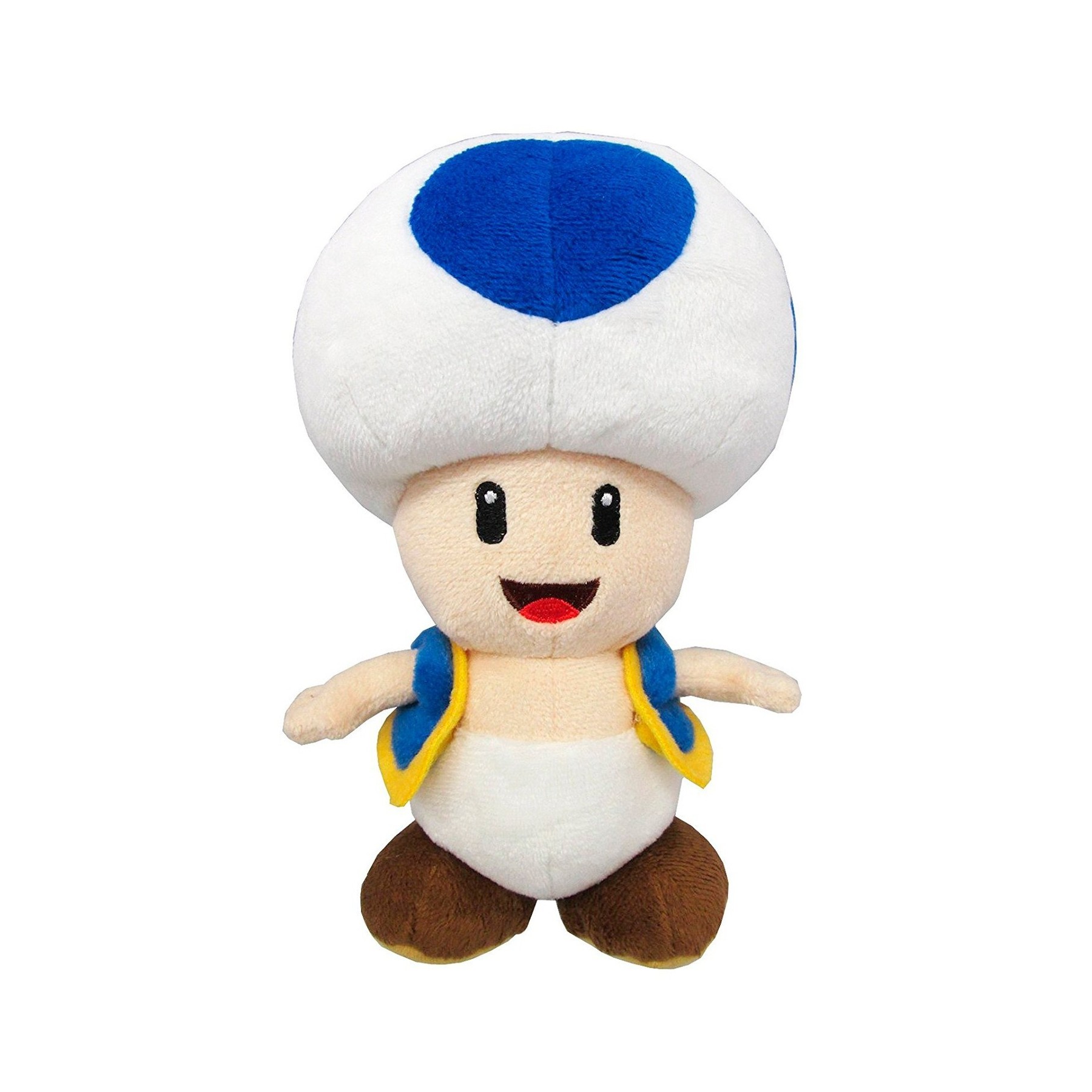 Peluche 20 Cm Toad Azul Super Mario