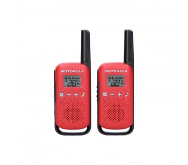 Walkie-Talkie Motorola Tlkr-T42 Rojo Packs 2