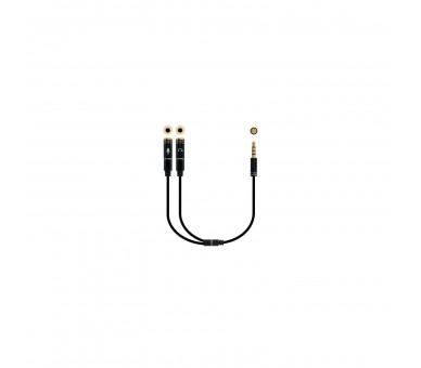 Cable Audio 1Xjack - 3.5 To 2Xjack - 3.5 0.3M
