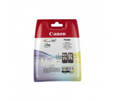 Tinta Original Canon Pg-510 / Cl-511 Multi Pack Paquete De 2