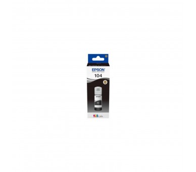 Botella De Tinta Original Epson Nº104/ Negro