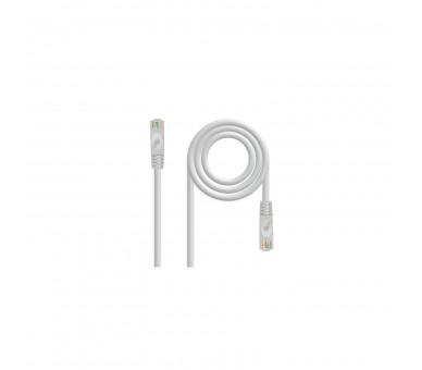 Cable De Red Rj45 Utp Nanocable 10.20.1803 Cat.6A/ 3M/ Gris