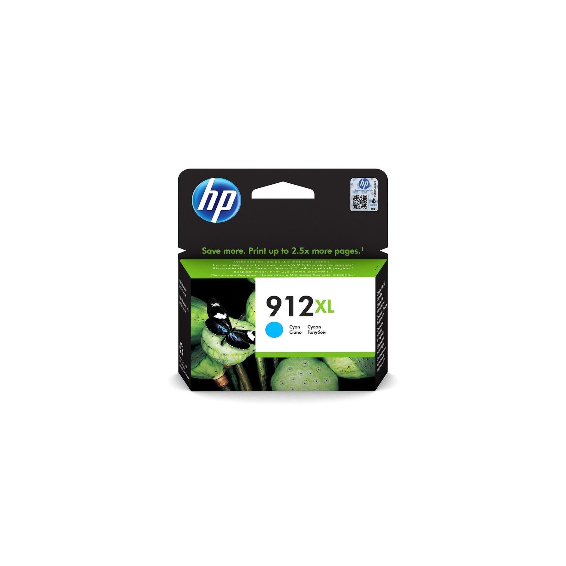 Cartucho Orig Hp Nº 912 Xl Cian 3Yl81Ae