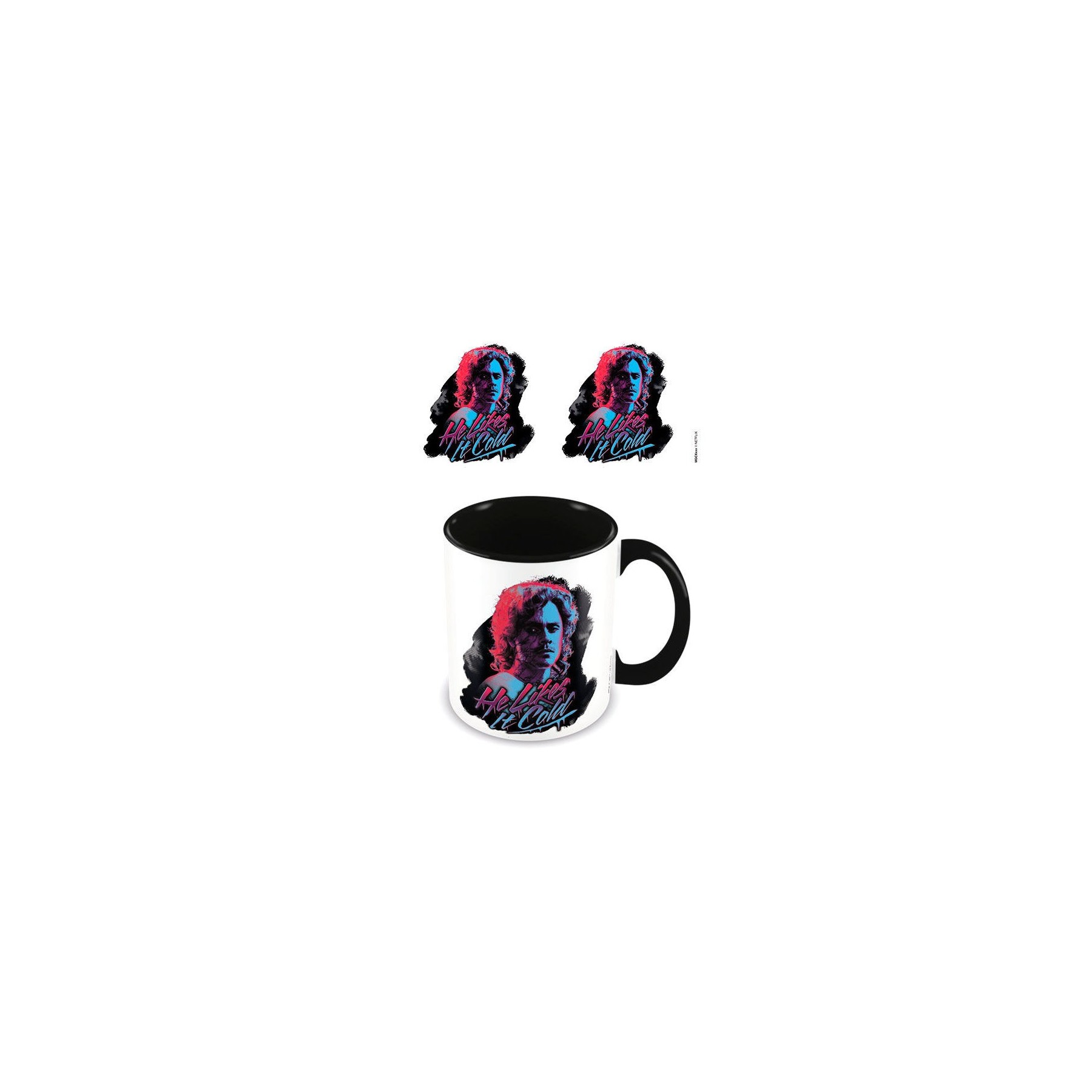 Taza He Likes it Cold Stranger Things