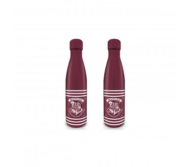 Botella Metálica Hogwarts Granate Y Rayas