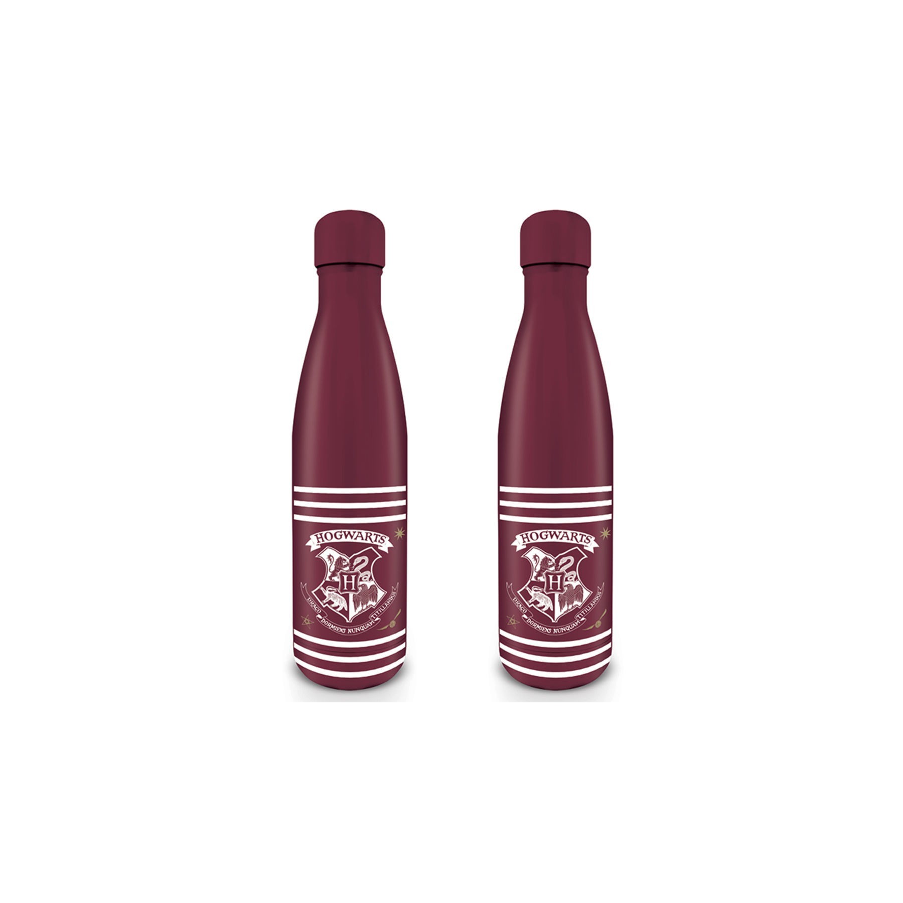 Botella Metálica Hogwarts Granate Y Rayas