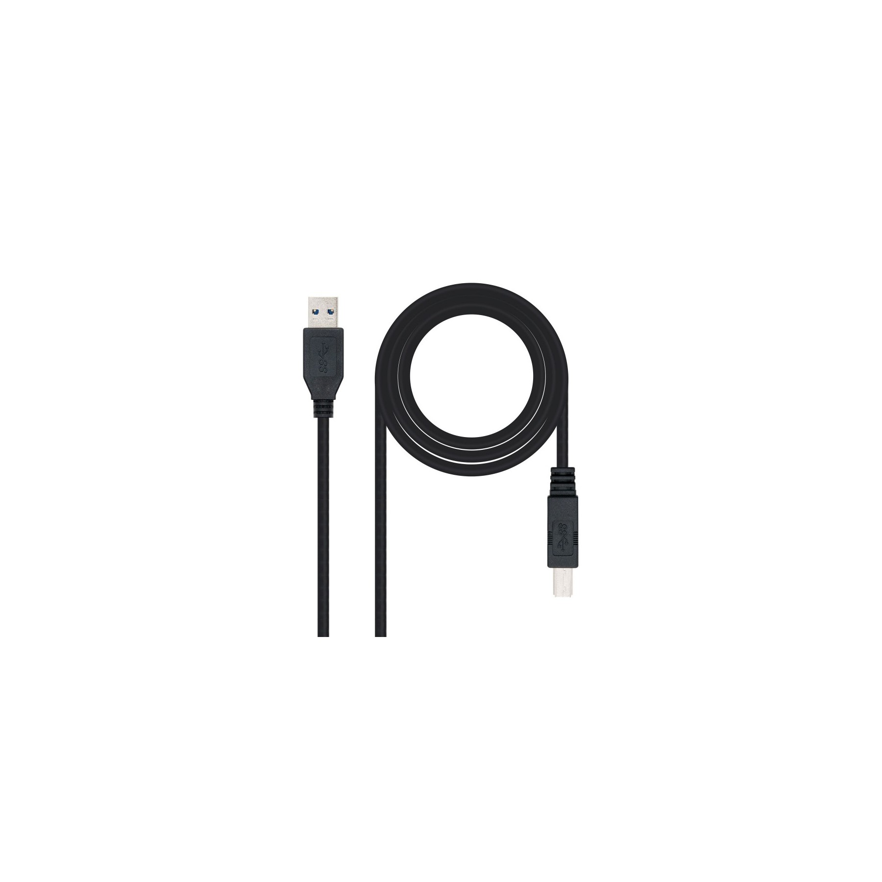 Cable Usb 3.0 Impresora Nanocable 10.01.0802-Bk/ Usb Macho -