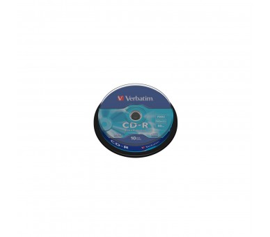 Cd-R Verbatim Datalife 52X/ Tarrina-10Uds