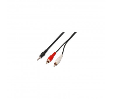 Cable Estéreo Aisens A128-0148/ Jack 3.5 Macho - 2X Rca Mach