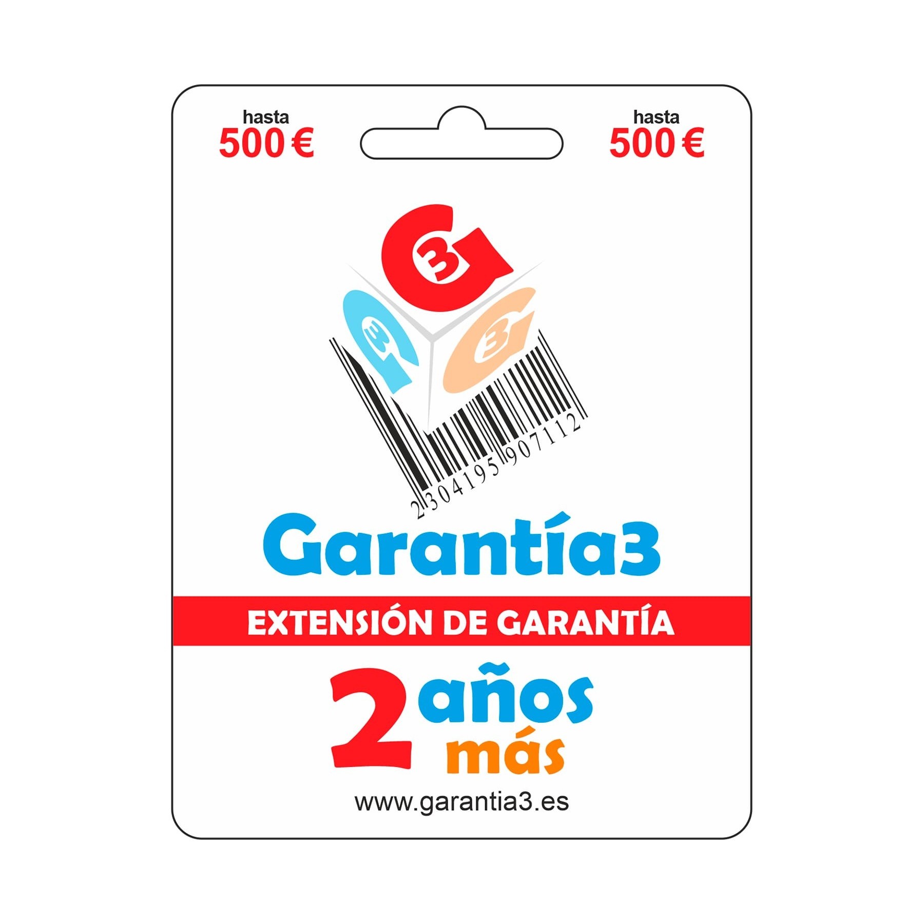 Tarjeta Extensión De Garantía 3 Años Más  Para Productos Has