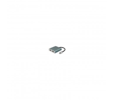 Cable Adaptador Usb-C Macho A 2 Hdmi Hembra (0.15Cm) Ref.13