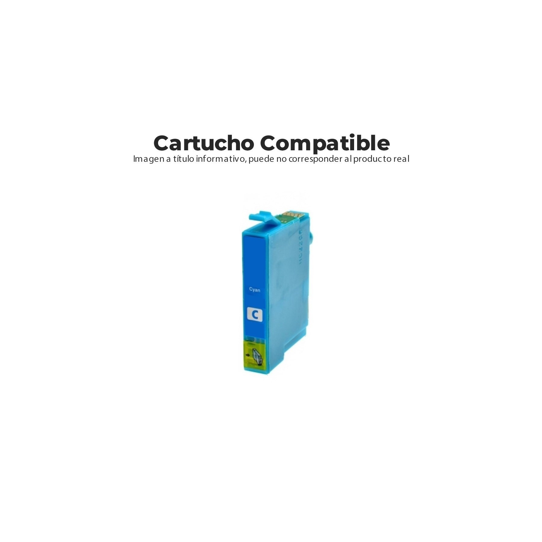 Cartucho Compatible Con Epson 33 Cian Xp-530,X