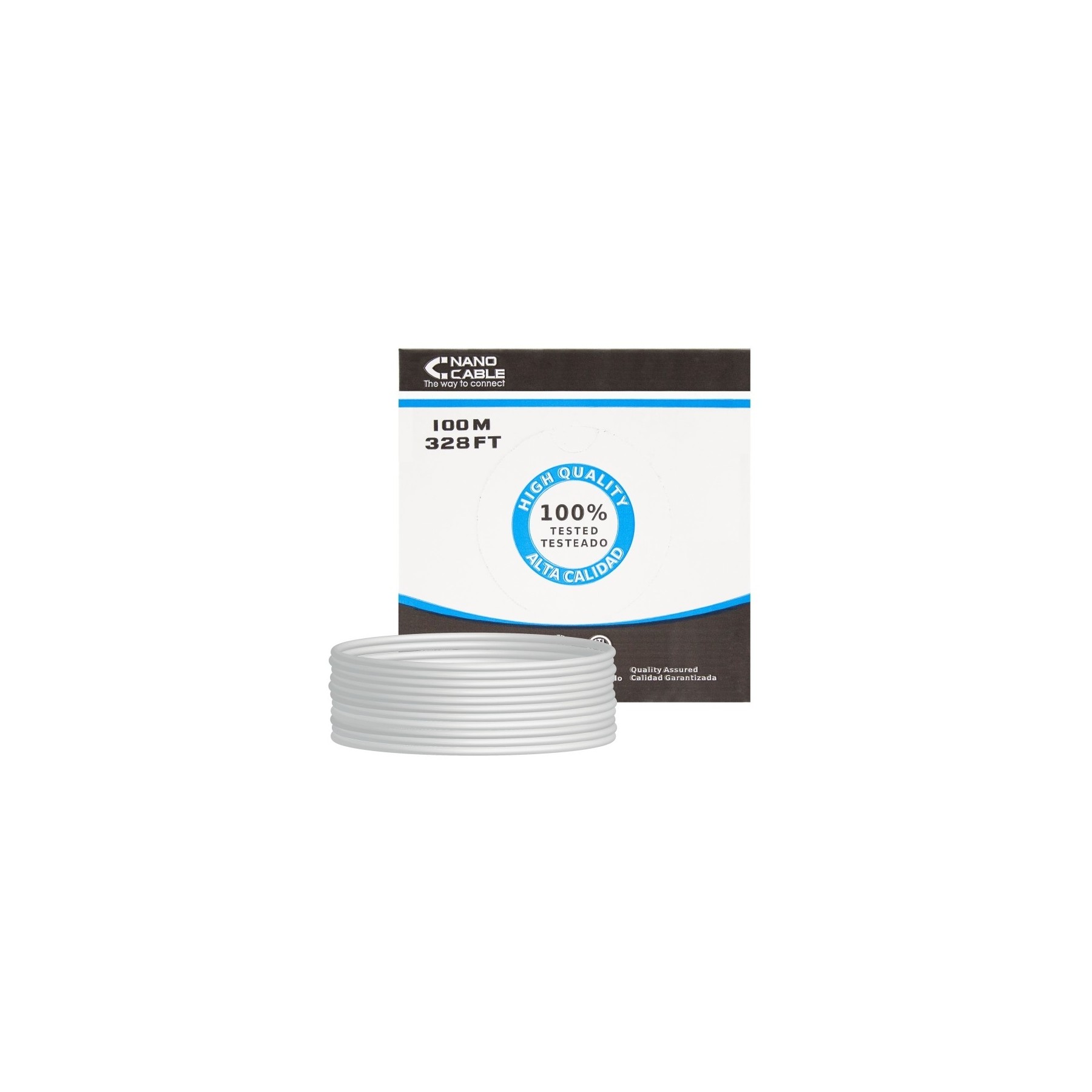 Bobina De Cable Rj45 Ftp Nanocable 10.20.0902 Cat.6/ 100M/ G