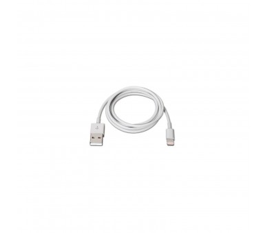 Cable Usb(A) A Lightning 2.0 Aisens 1M Blanco