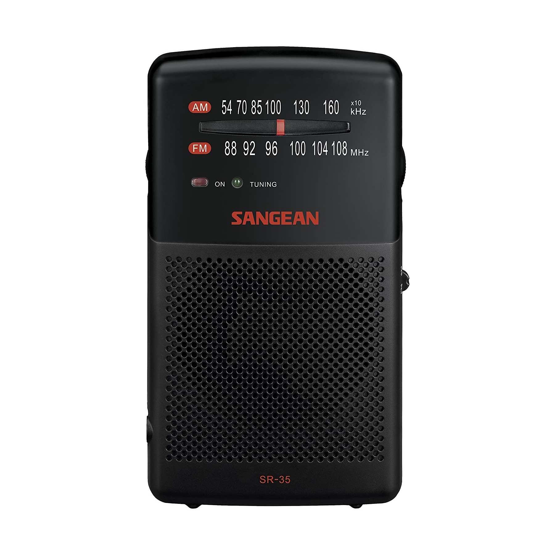 Radio De Bolsillo Sangean Sr-35 Negro Fm/Am Altavoz Integrad