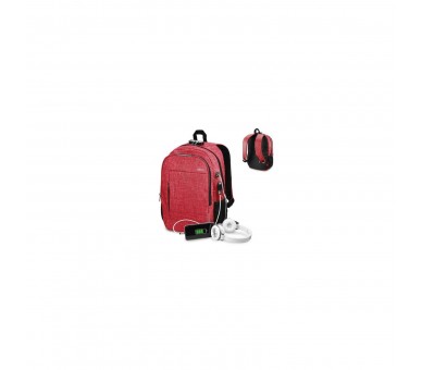 Mochila Urban Lock 16'' Red Subblim
