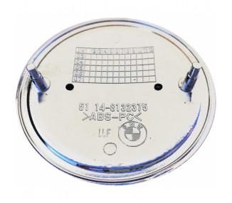 KIT 7 INSIGNIAS BMW / LOGO FULL Black / Bonnet + Trunk + Wheels + Steering wheel