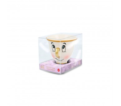 Taza 3D Chip La Bella Y La Bestia Disney