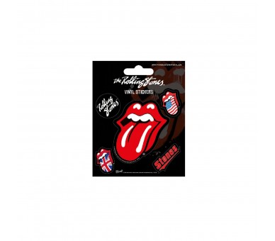 Juego De Pegatinas The Rolling Stones Lengua
