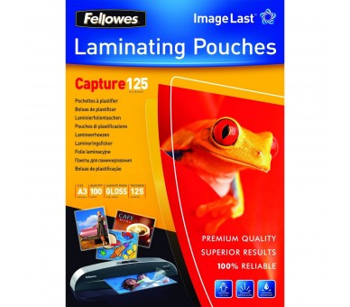 Fundas Para Plastificar Fellowes 5307506/ A3/ 125 Micras/ 10