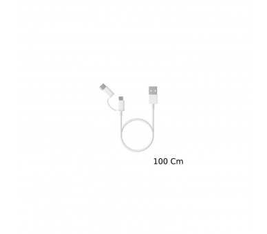 Cable Mi 2 In 1 Usb Micro Usb To Type C