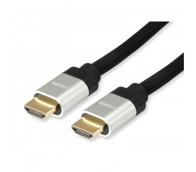 119383 Cable Hdmi 5 M Hdmi Tipo A (Estándar) Negro, Plata