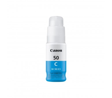 Botella Tinta Canon Gi - 50C Cian 7700