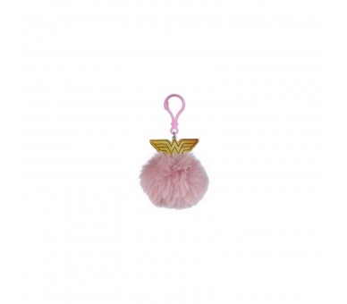 Llavero Pom Pom Logo Wonder Woman