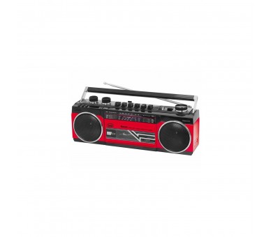 Radio Portátil Rr 501 Bt  Bt+Usb Roja